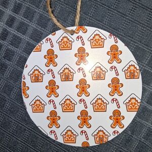 Gingerbread Man Holiday Ornament